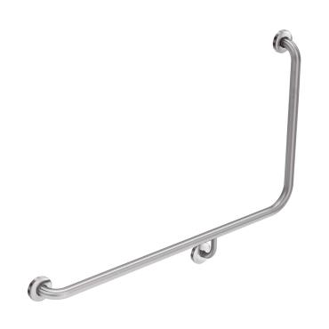 90° Accessible Care Grab Rail - Stainless Steel