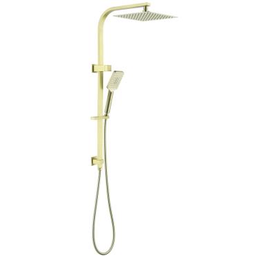 Cresta Dual Shower on Rail - French Gold