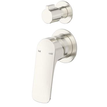 Kaza Shower Mixer Diverter - 2P - Brushed Nickel