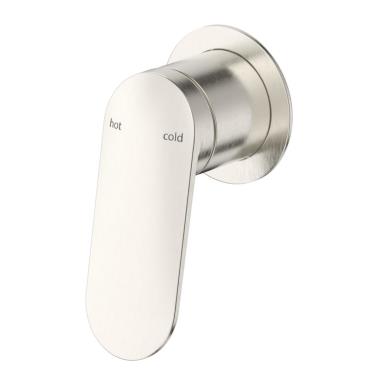 Lantra Shower Mixer - Round Plate - Brushed Nickel