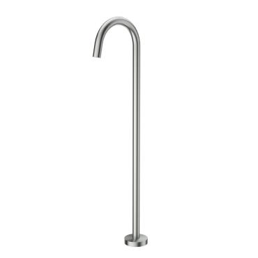 Mica Freestanding Bath Spout - Brushed Nickel