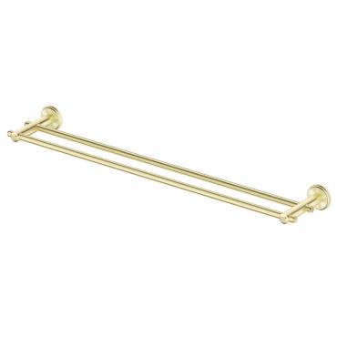 Mica Heritage Double Towel Rail - French Gold