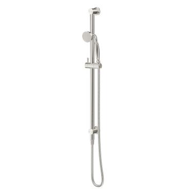 Mica Heritage Shower Rail - Brushed Nickel