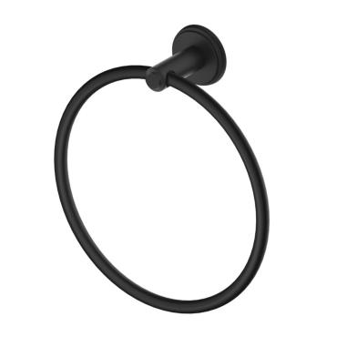 Mica Heritage Towel Ring - Black