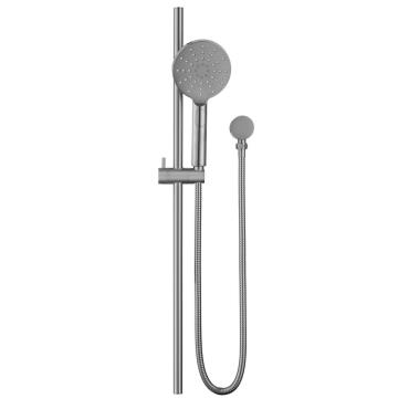 Mica Shower Rail - Brushed Nickel