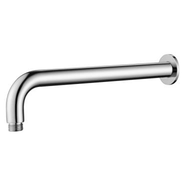 Mica Wall Shower Arm - 450mm - Curved - Chrome