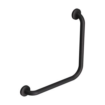 90° Ambulant Care Grab Rail - Black