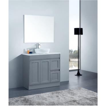 Quinn Floor Vanity - Grey (Matt)