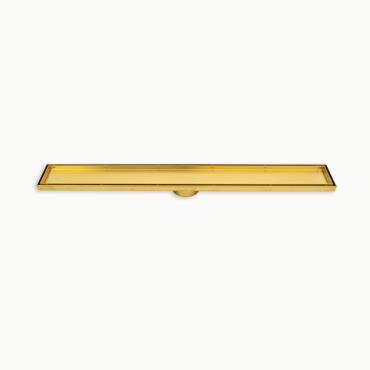 Brushed Gold Shower Channel