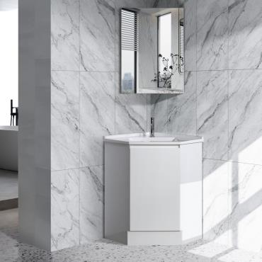 Corner Vanitiy - White (Gloss)