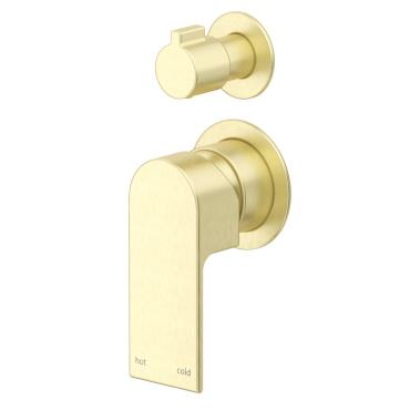 Eleniko Shower Mixer Diverter - 2P - French Gold
