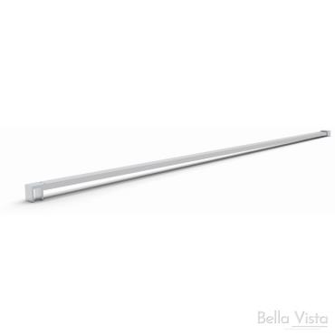 Glass Panel Support Rod - Square - Black