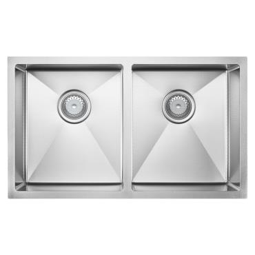 Hana Anti-Scratch 27L/27L Double Bowl Sink Stainless Steel