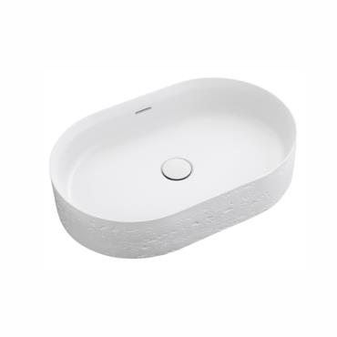 Idra Solid Surface Basin - White (Matt)
