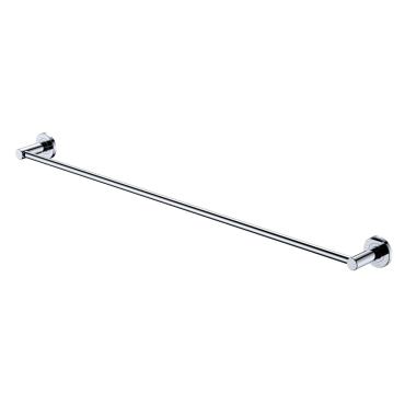 Kaya Round Single Towel Rail - Black