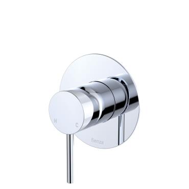 Kaya Wall Mixer Large Plate - Brushed Copper