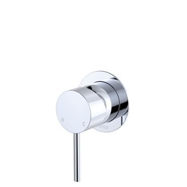 Kaya Wall Mixer Small Plate - Brushed Copper
