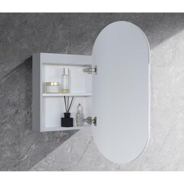 Krystal LED Shaving Cabinet - White (Matt)