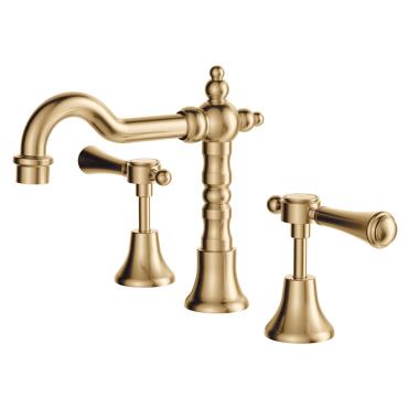 Lillian Lever Basin Set - Urban Brass