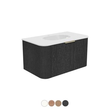 Margot Curved Vanity - Estella Oak