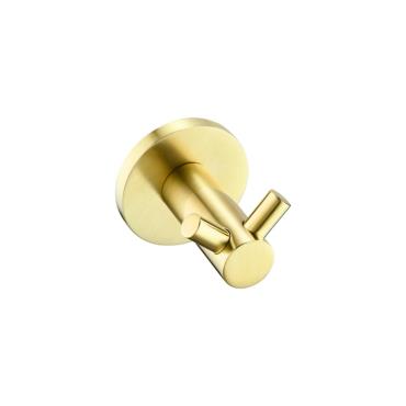 Mica Double Robe Hook - French Gold