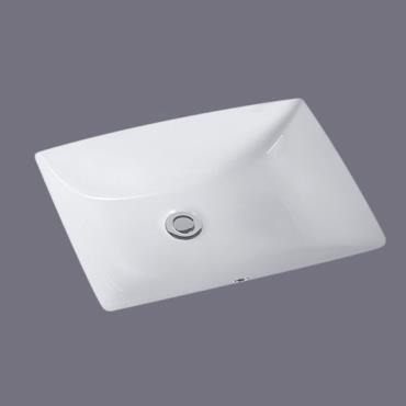 Small Rectangle Undermount Basin - White (Gloss)