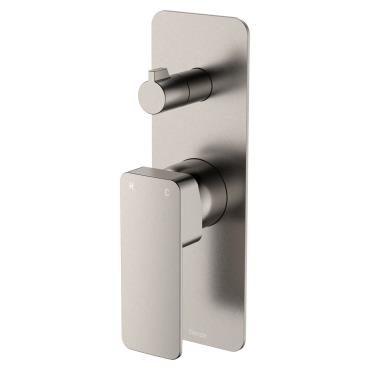 Tono Wall Diverter Mixer 1 Plate - Brushed Nickel