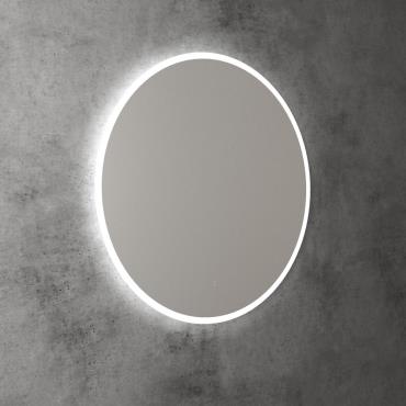 Windsor 900mm Round LED Mirror - White (Matt)
