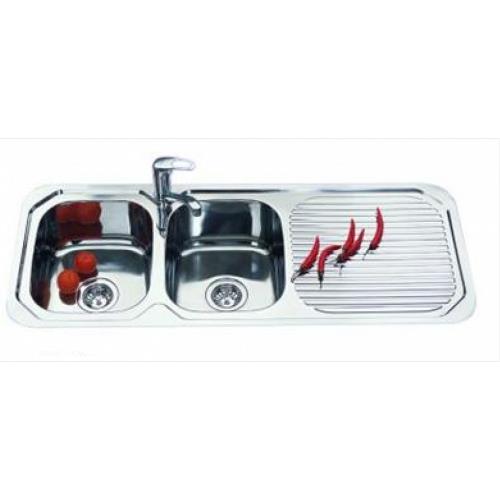 KITCHEN & LAUNDRY - 1180 Double Bowl Kitchen Sink - 