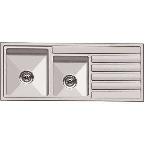 KITCHEN & LAUNDRY - 1200mm Double Bowl Sink - 