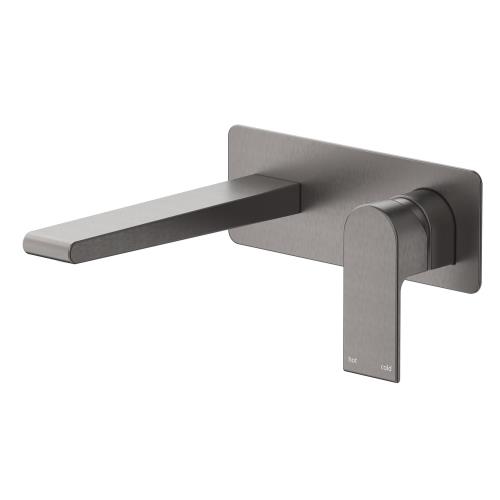 TAPWARE - Beki Wall Spout Combo Single Plate - Gun Metal Grey