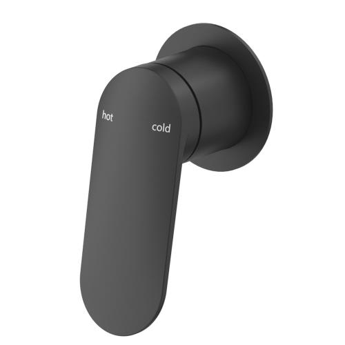 TAPWARE - Lantra Shower Mixer - Round Plate - Black