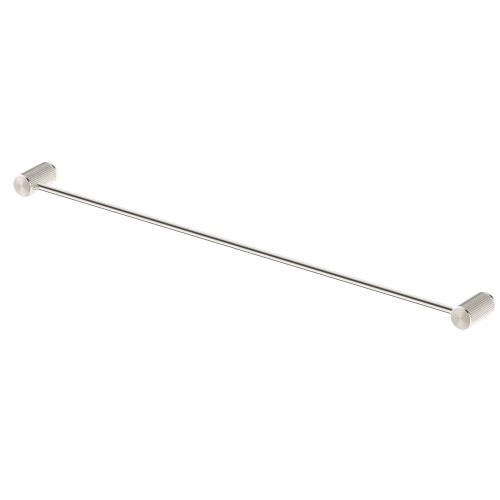 ACCESSORIES - Mica Fluted Single Towel Rail - Brushed Nickel