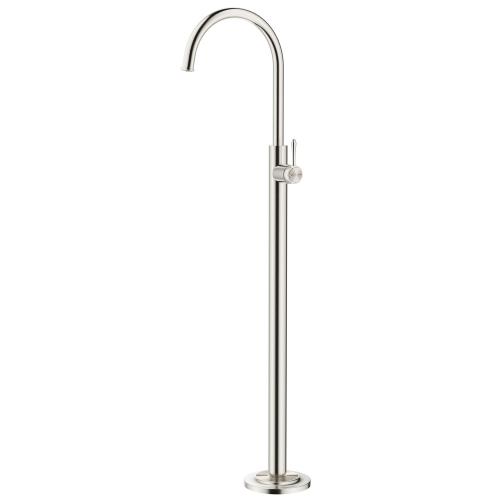 BATHS - Mica Heritage Freestanding Bath Mixer - Brushed Nickel