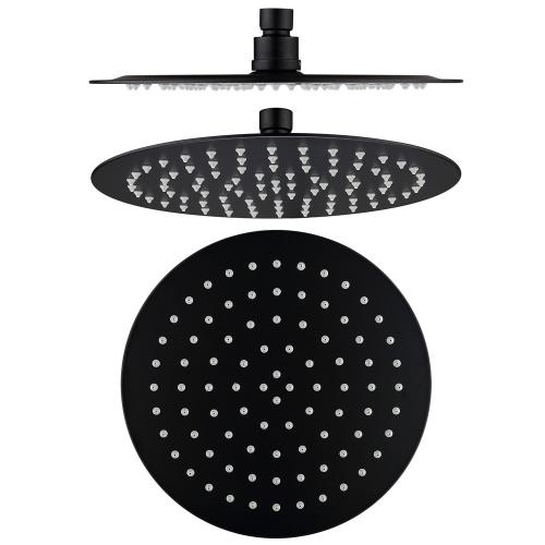 TAPWARE - Mica Shower Head 250mm - Black