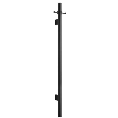 ACCESSORIES - Mica Vertical Heated Towel Rail - Black