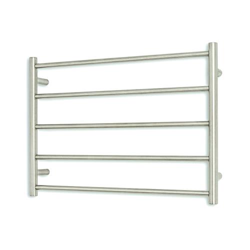 ACCESSORIES - 5 Bar Heated Towel Ladder - Round - 240 Volt - Brushed Satin