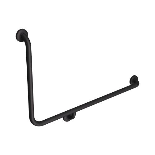 ACCESSORIES - 90° Accessible Care Grab Rail - Black (Matt), Right Hand