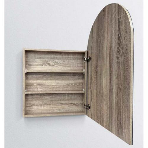 MIRRORS AND CABINETS - Arched Shaving Cabinet Range - Prime Oak