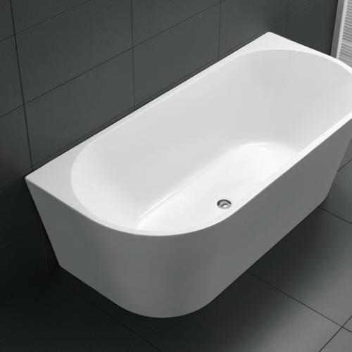 BATHS - ATLANTA Wall Faced Free Standing Bath Tub - 