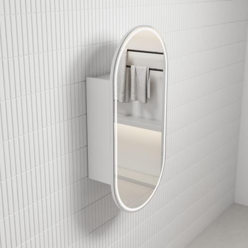 MIRRORS AND CABINETS - Beau Monde LED Shaving Cabinet - 