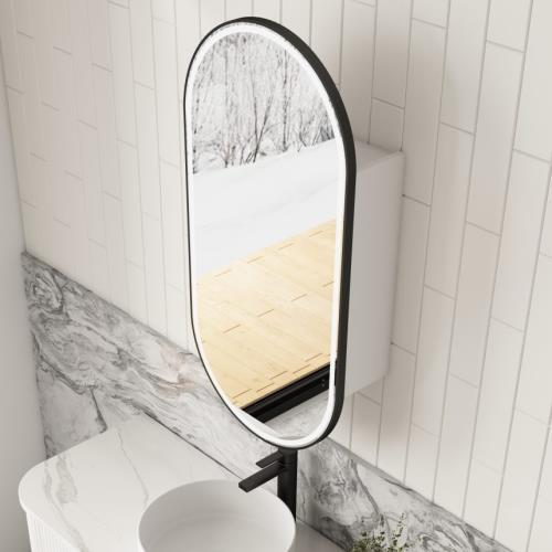 MIRRORS AND CABINETS - Beau Monde LED Shaving Cabinet - 