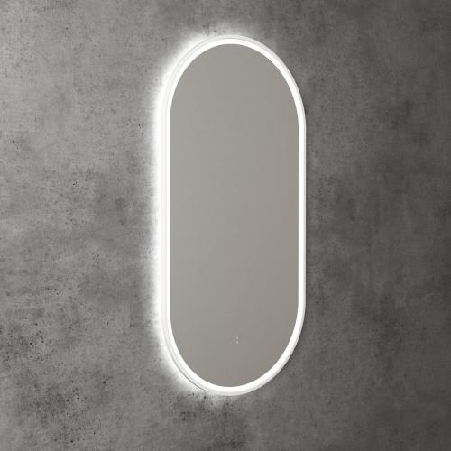 MIRRORS AND CABINETS - Beau Monde Pill Shape LED Mirror - 