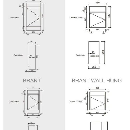 VANITIES - Brant Ensuite Vanity - 