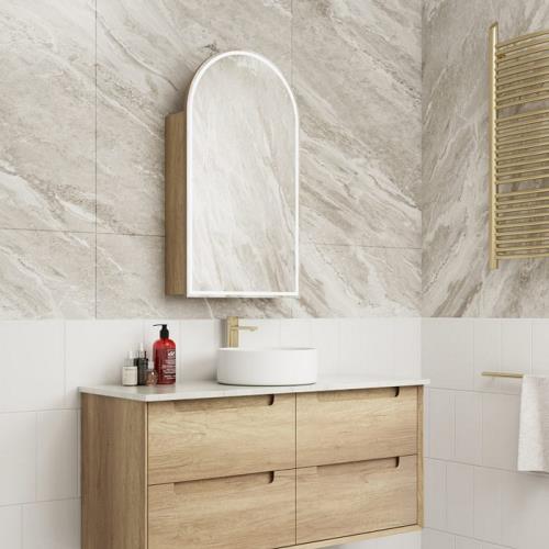 MIRRORS AND CABINETS - Canterbury LED Shaving Cabinet - 