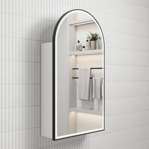 MIRRORS AND CABINETS - Canterbury LED Shaving Cabinet - 