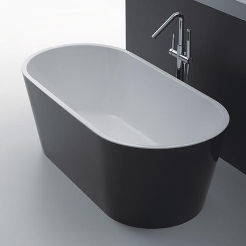 BATHS - COOPER Free Standing Black Bath Tub - 