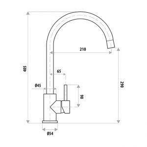 TAPWARE - Elle Chrome Project Mixer - 