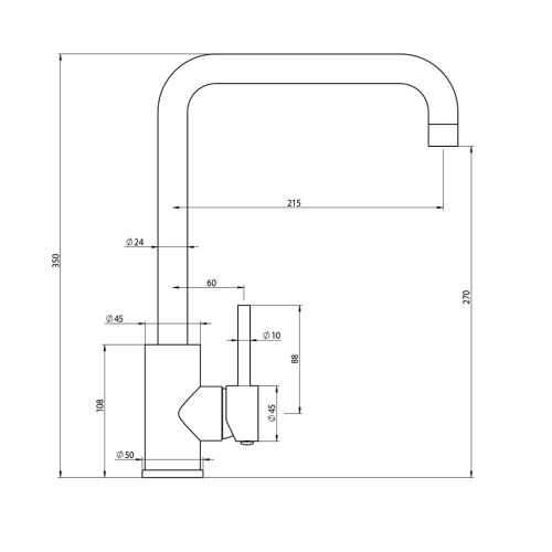 TAPWARE - Elle Stainless Steel Project Mixer MKII - 