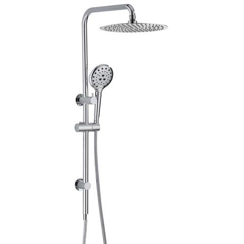 TAPWARE - Ideal Round Double Shower on Rail - 